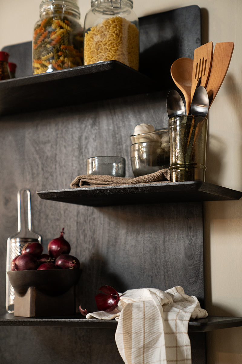 Seco Mango Wood Wall Shelf - WOO .Design