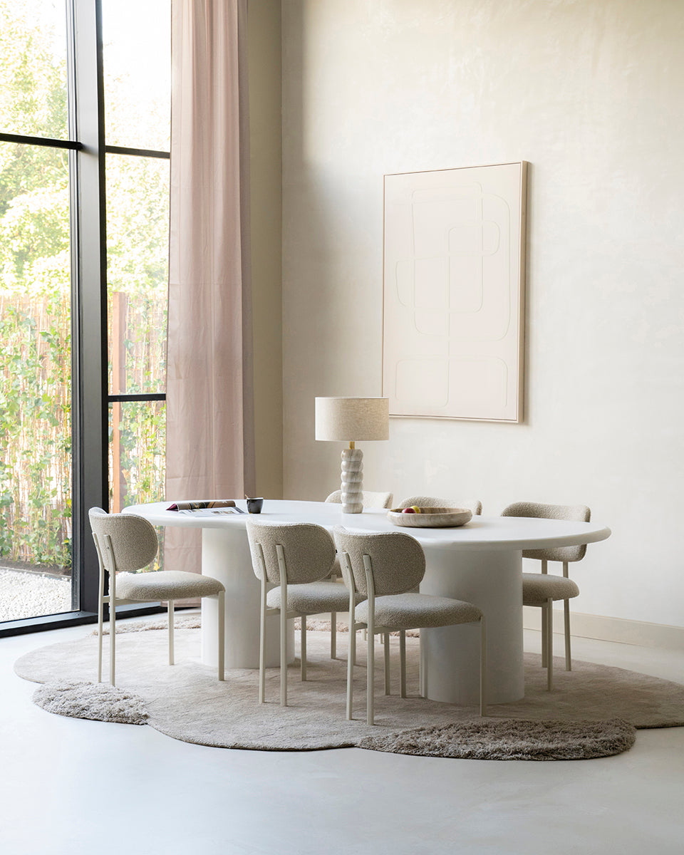 Seki White Dining Table