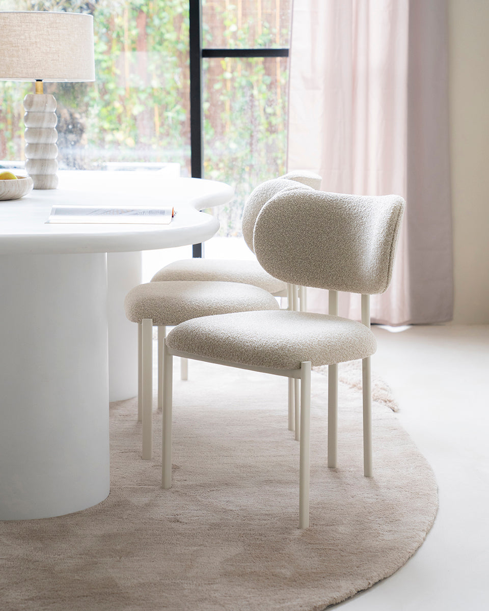 Seki White Dining Table