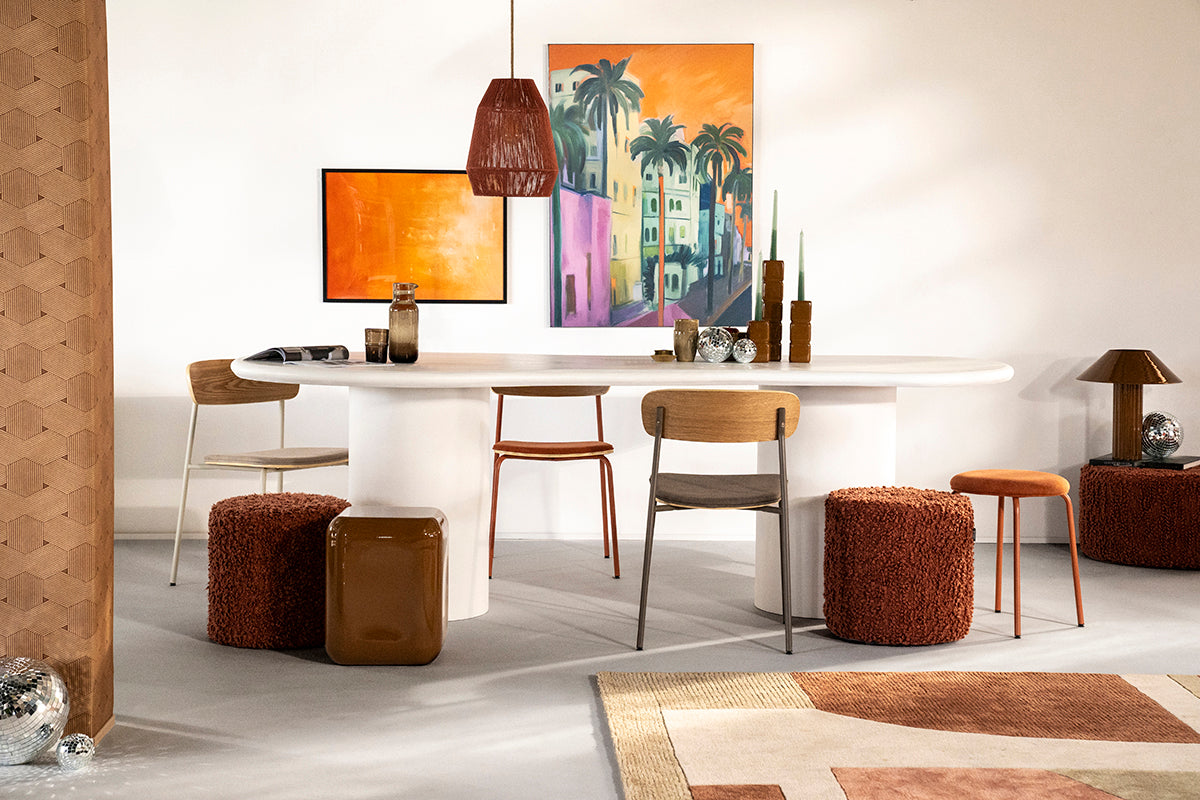 Seki White Dining Table - WOO .Design