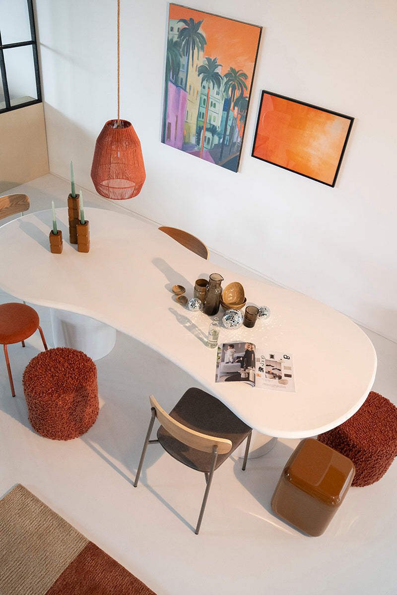 Seki White Dining Table - WOO .Design