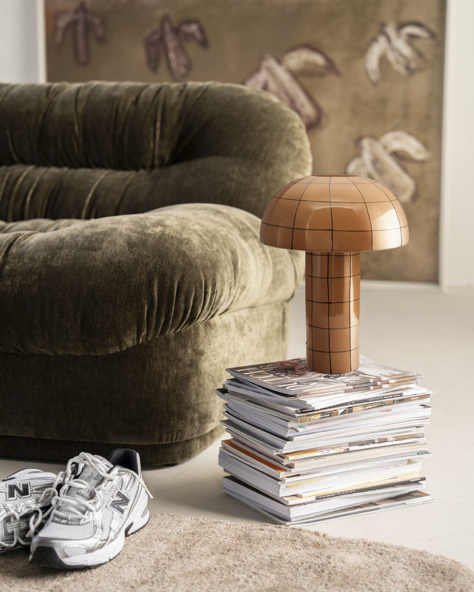 Trazo Brown Large Table Lamp