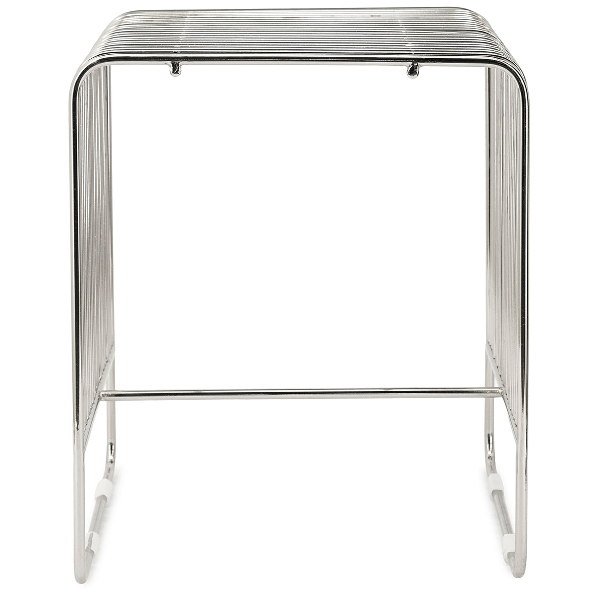 Wireworks Silver Stool