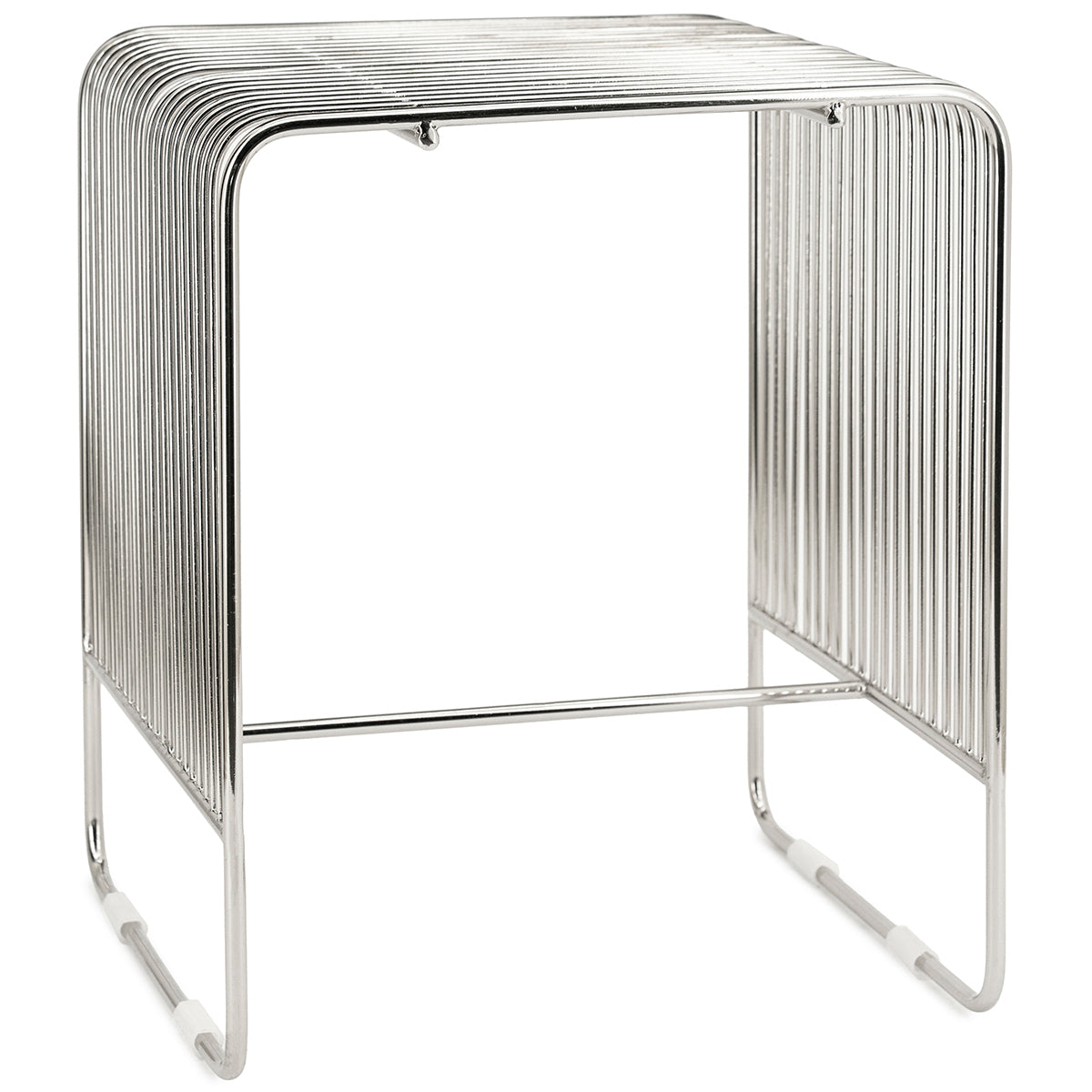 Wireworks Silver Stool