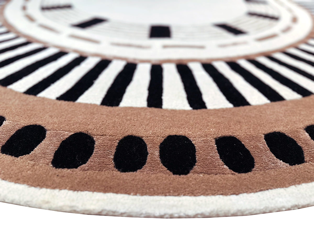 Roma Ivory Oval Carpet