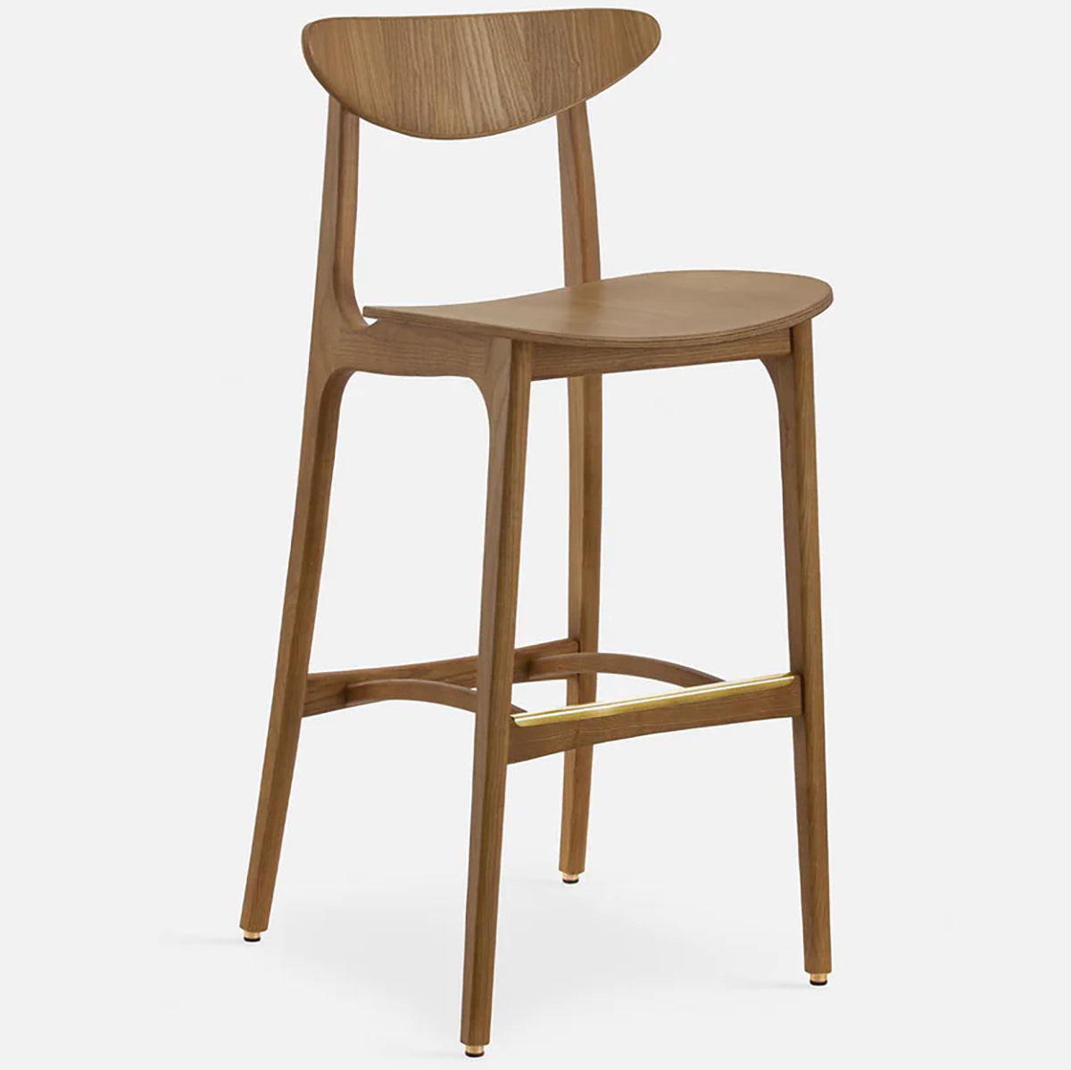 200-190 S/75 Timber Mid-Century Design Barstool - WOO .Design