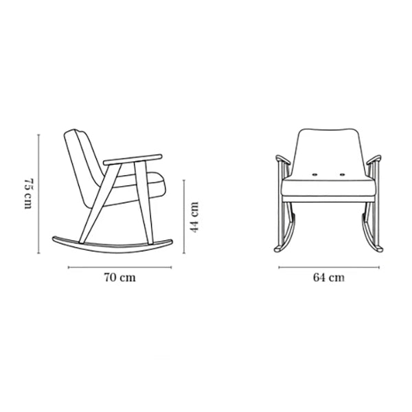 366 Mid-Century Design Rocking Chair - WOO .Design