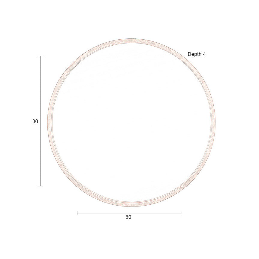 Caroun Bamboo Wood Mirror - WOO .Design