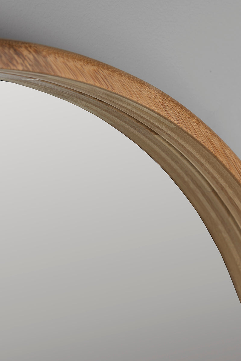 Caroun Bamboo Wood Mirror