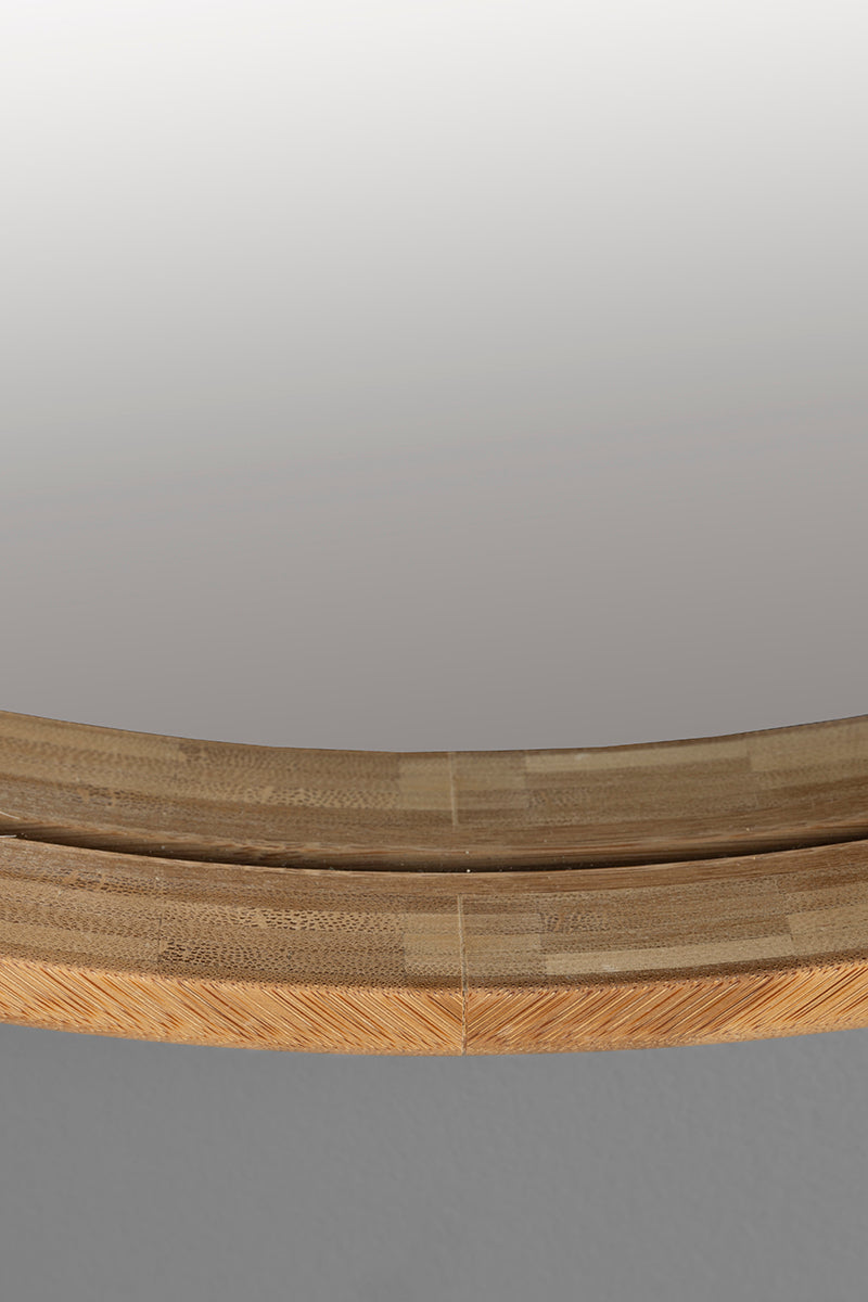 Caroun Bamboo Wood Mirror