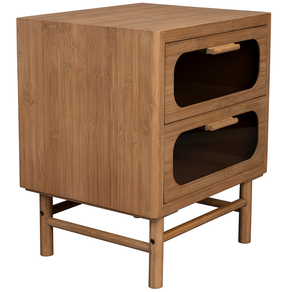 Caroun Bamboo Wood Nightstand - WOO .Design