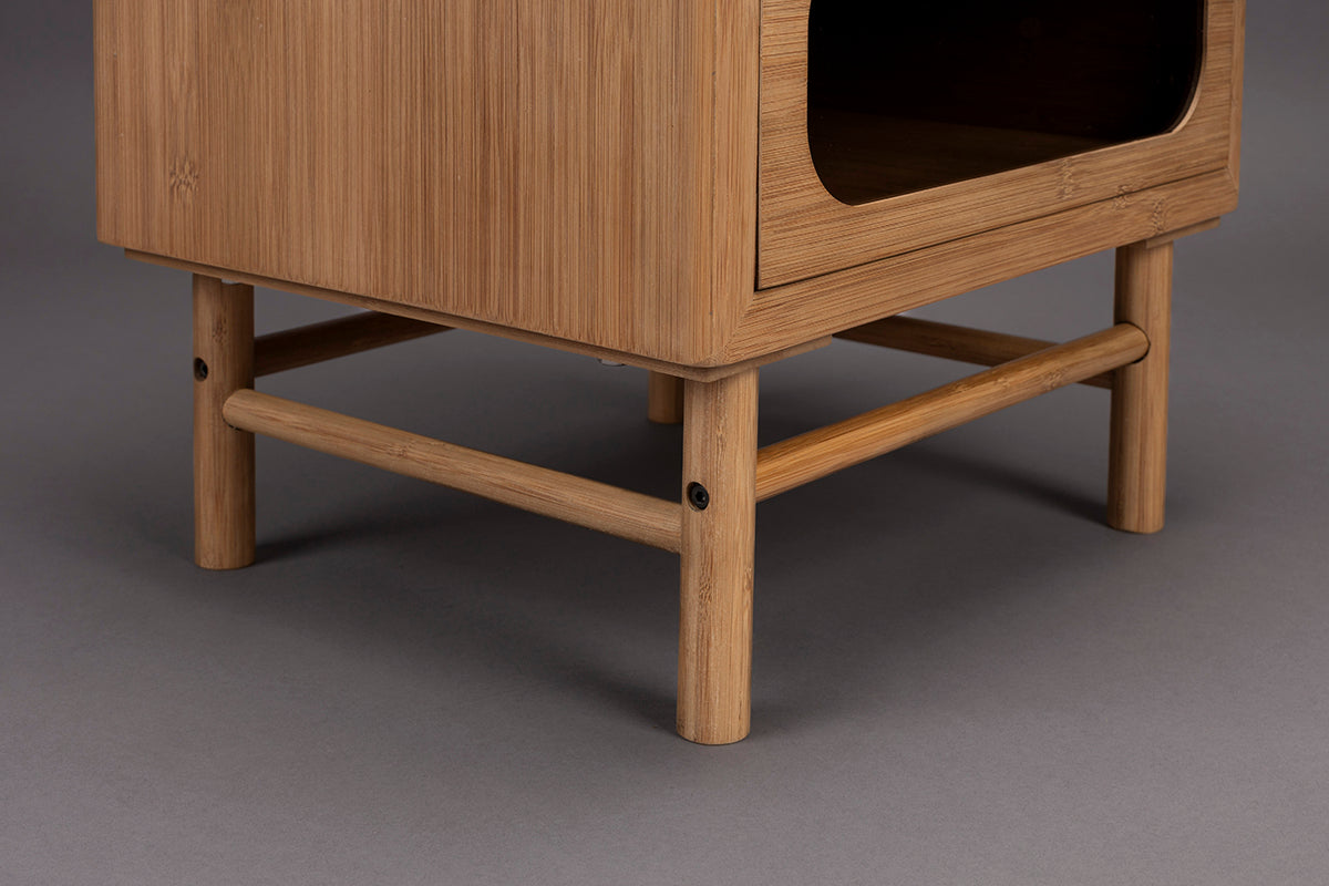 Caroun Bamboo Wood Nightstand - WOO .Design