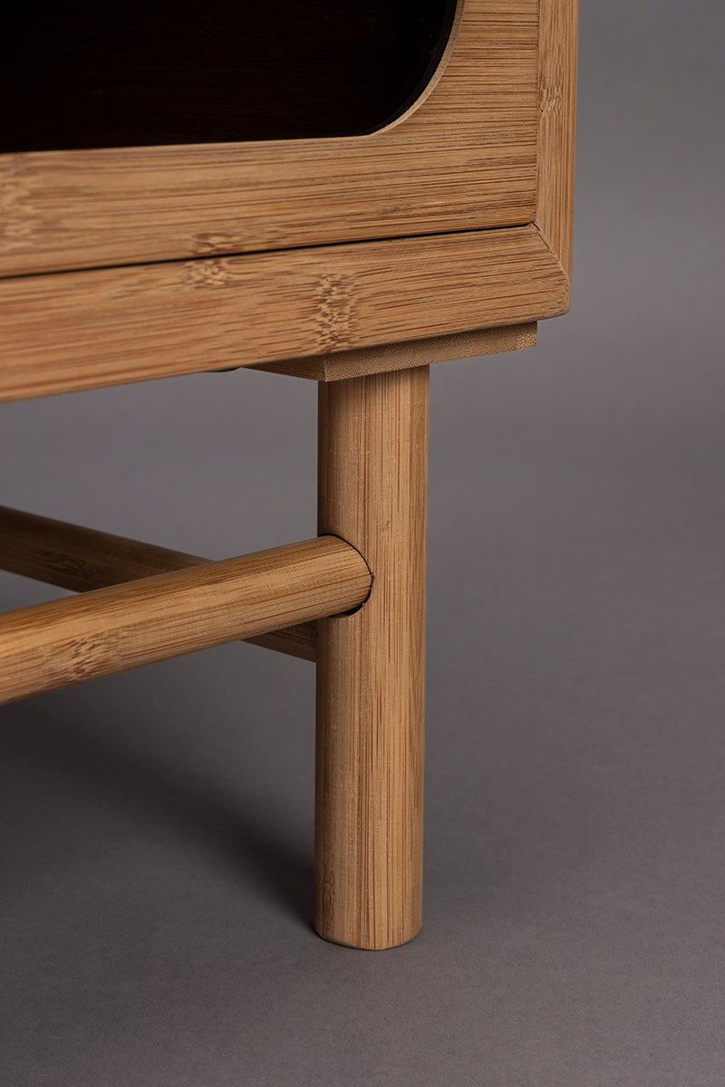 Caroun Bamboo Wood Nightstand - WOO .Design