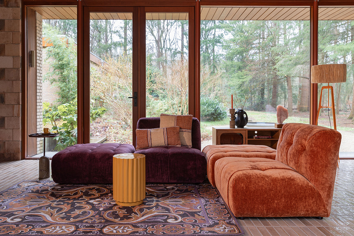 Giada Velvet Hocker - WOO .Design