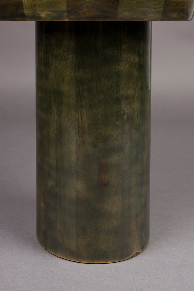 Mush Green Mango Wood Side Table