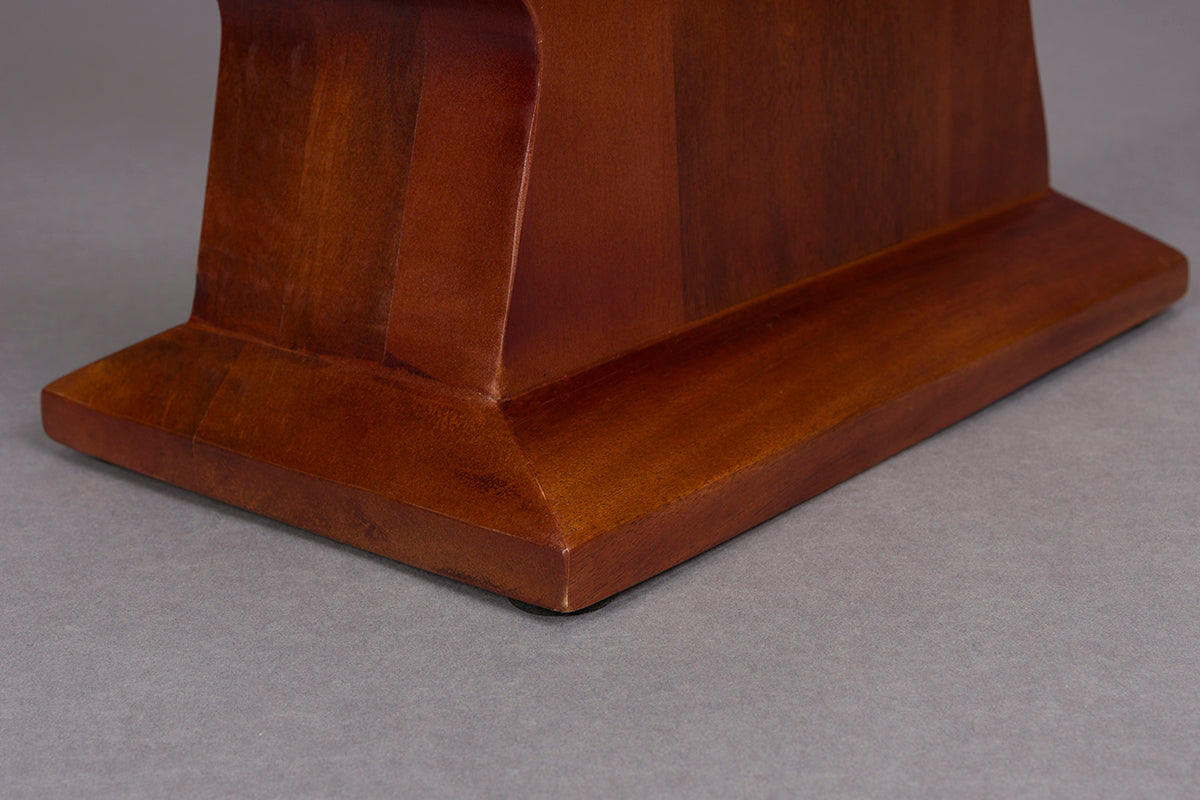 Pilaster Brown Mango Wood Side Table