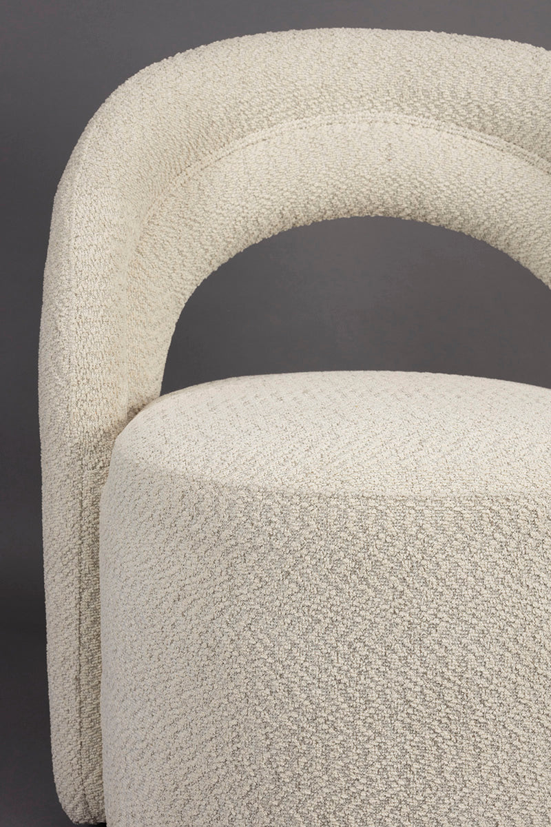 Seina Boucle Swivel Lounge Chair - WOO .Design