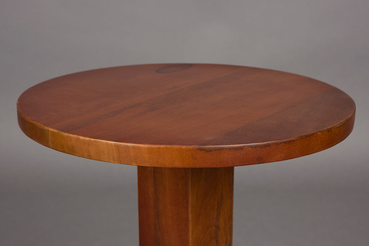 Tondo Brown Mango Wood Side Table