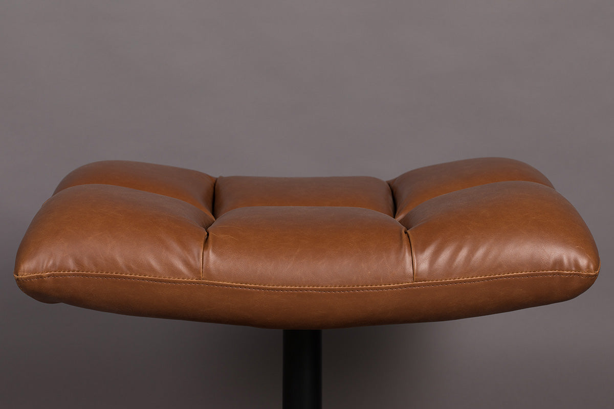 Bar Vintage Brown Hocker