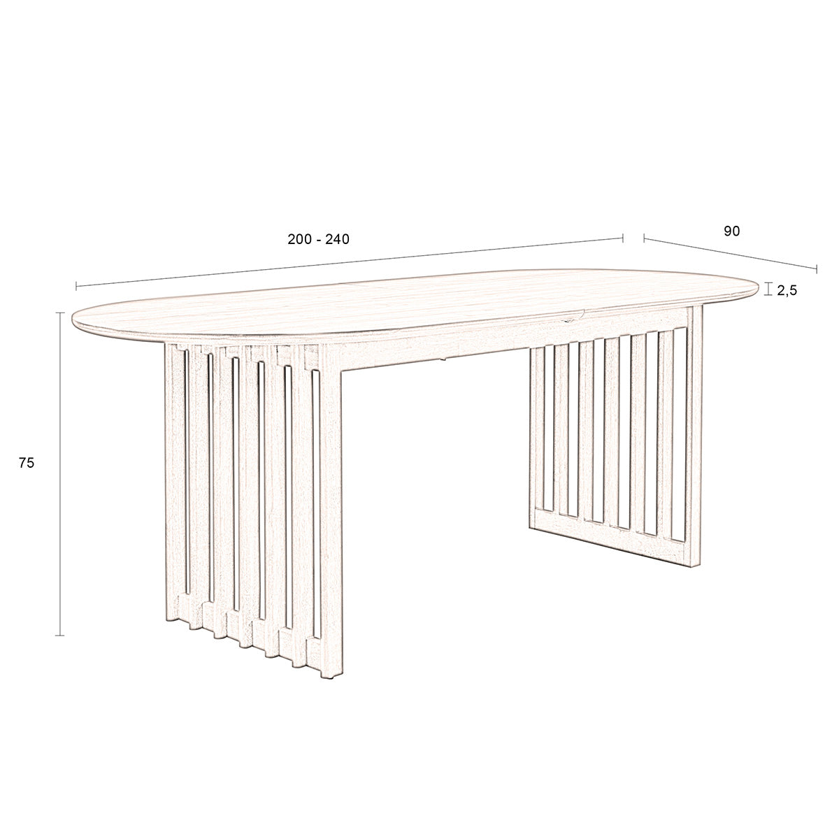 Barlet Extendable Dining Table