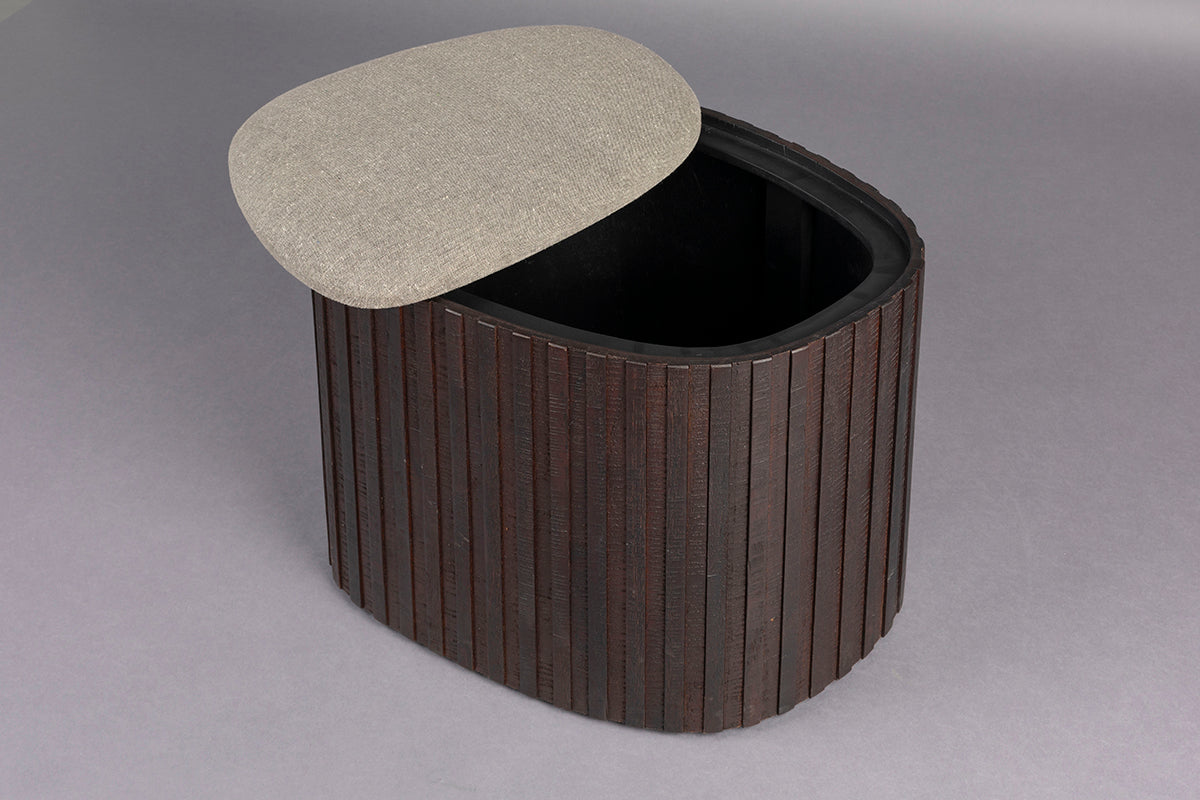 Bay Low Storage Pouf - WOO .Design