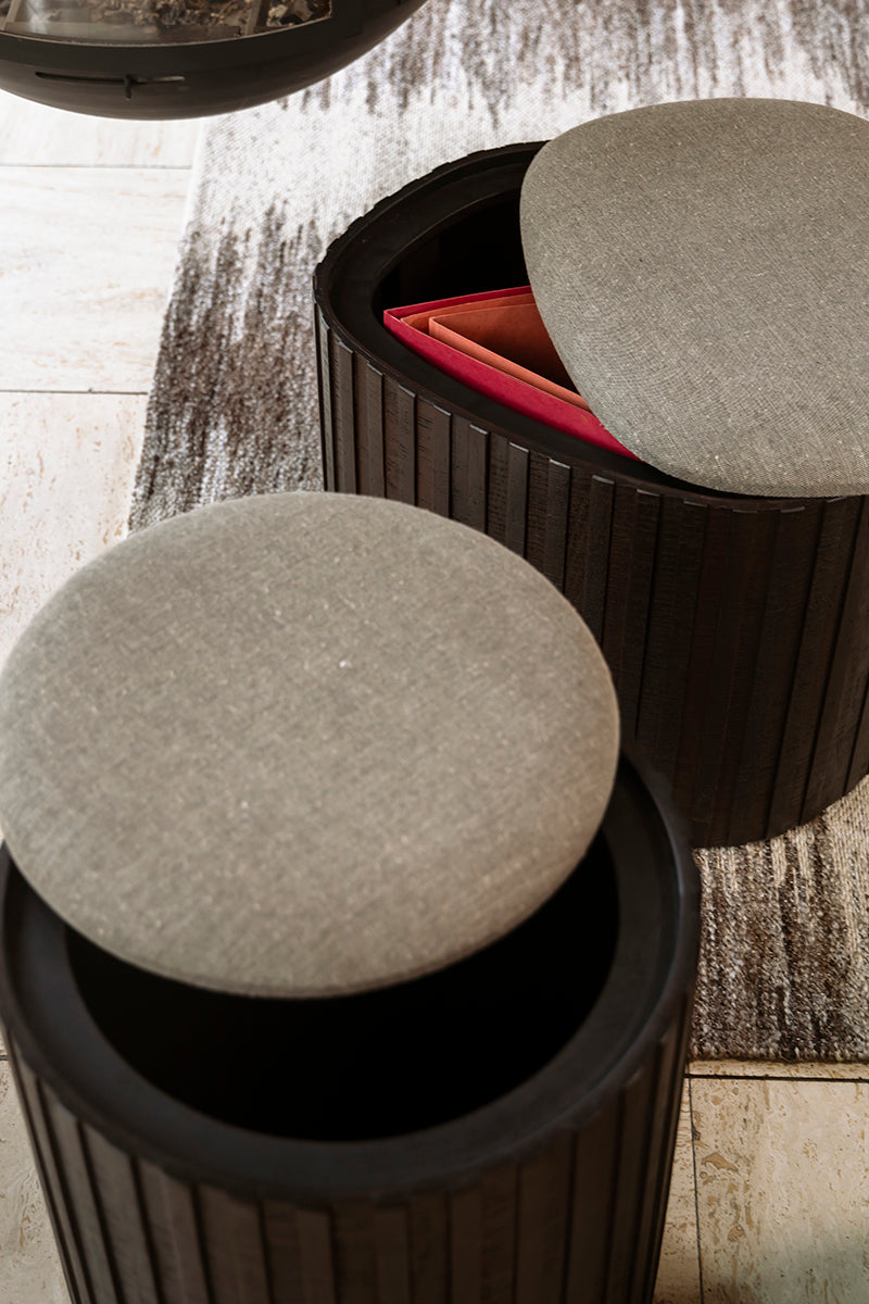 Bay Low Storage Pouf - WOO .Design