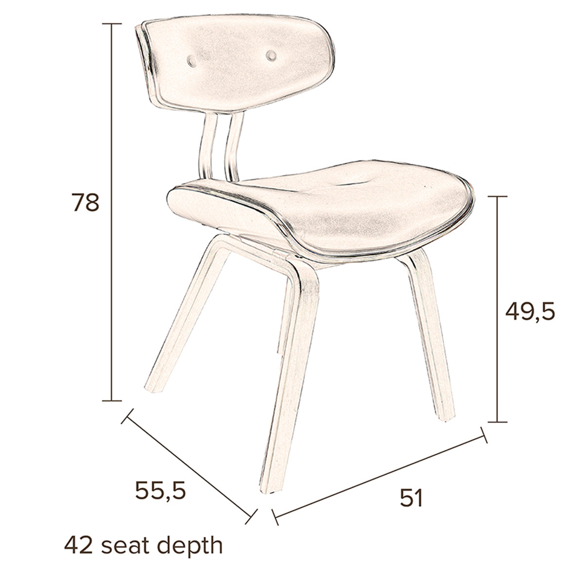 Blackwood Black Chair