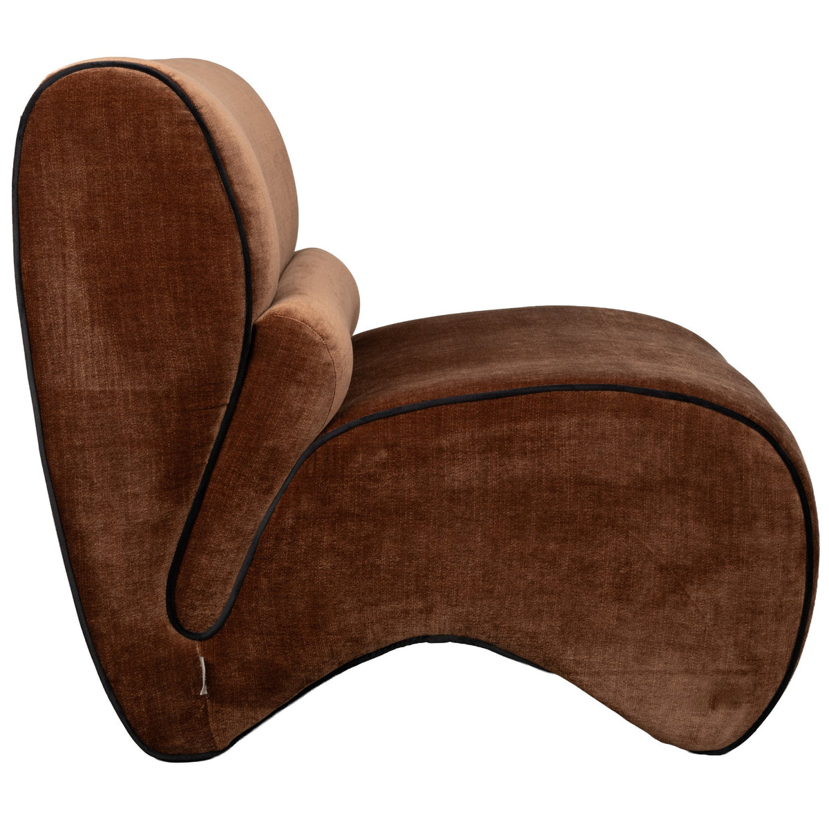 Donna Dark Brown Lounge Chair