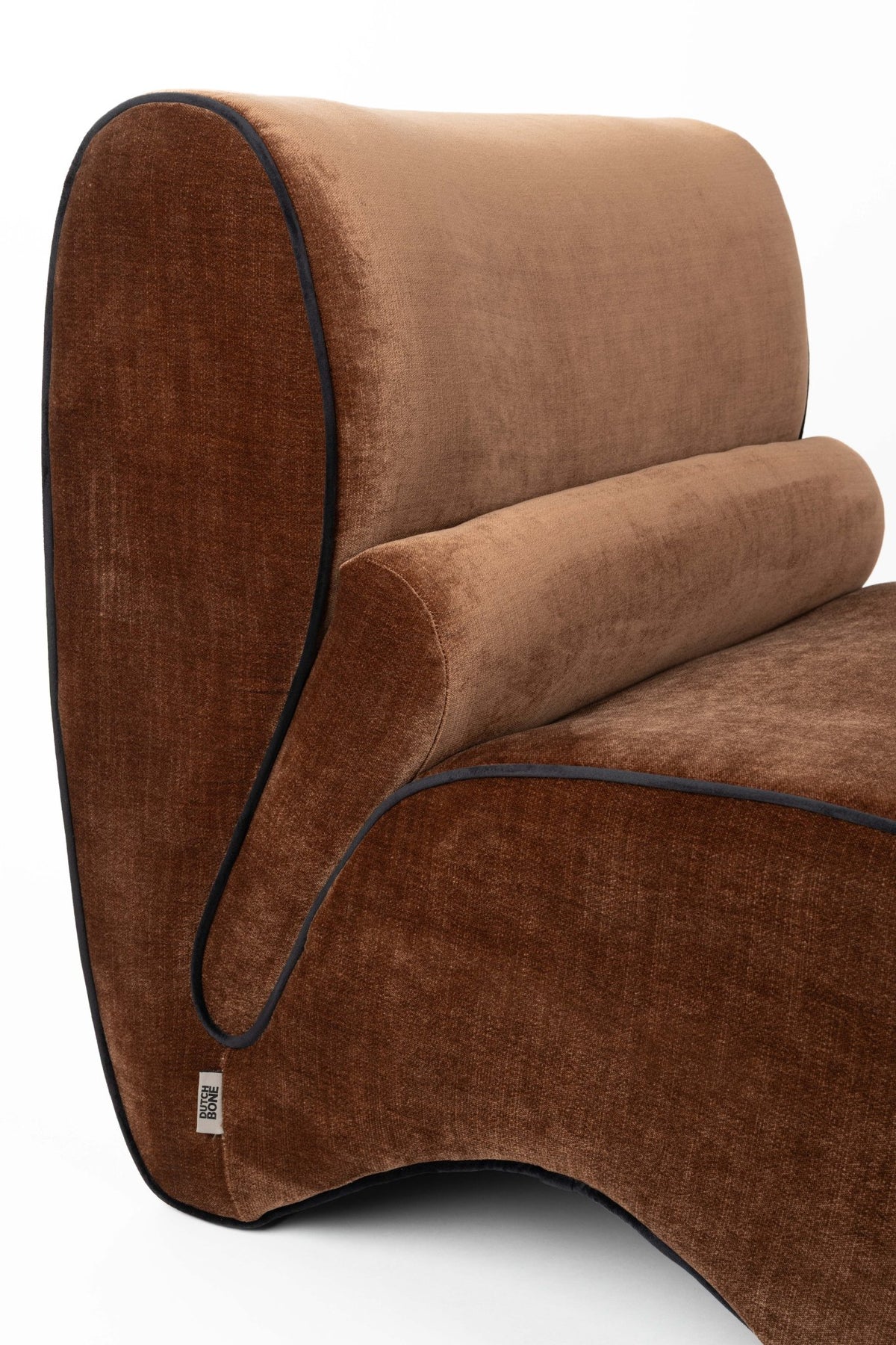 Donna Dark Brown Lounge Chair