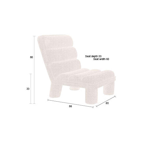 Fern Boucle Lounge Chair