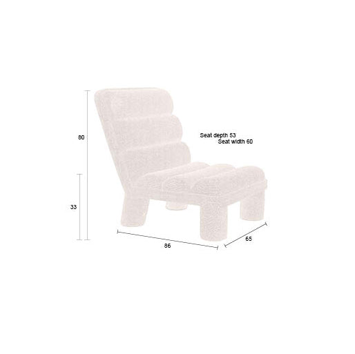 Fern Boucle Lounge Chair