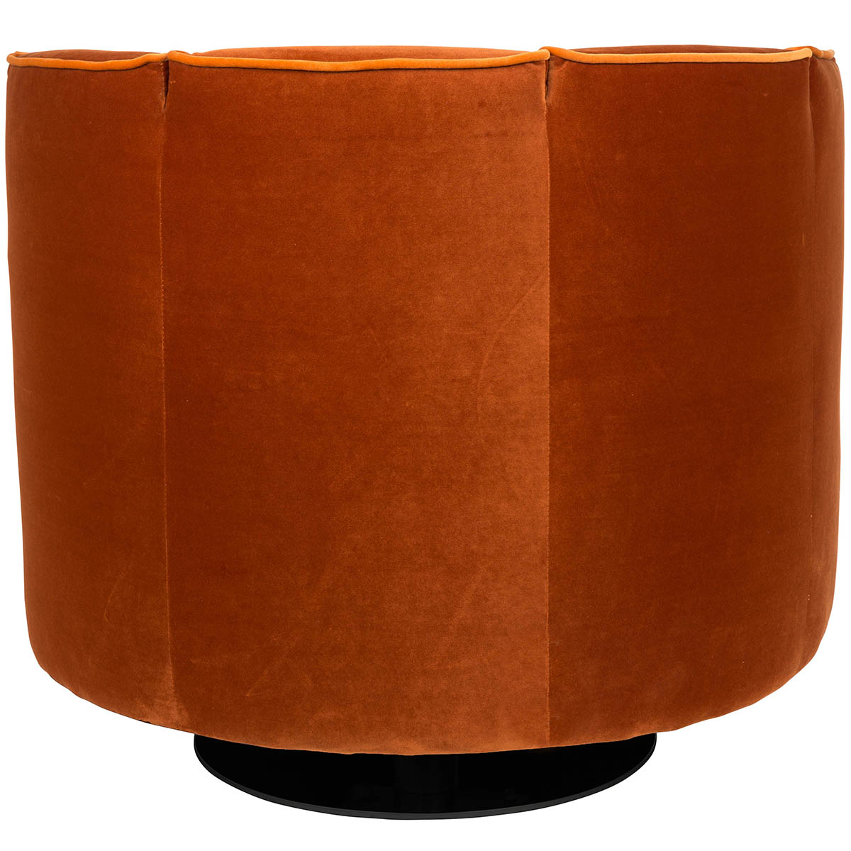 Flower Velvet Swivel Lounge Chair