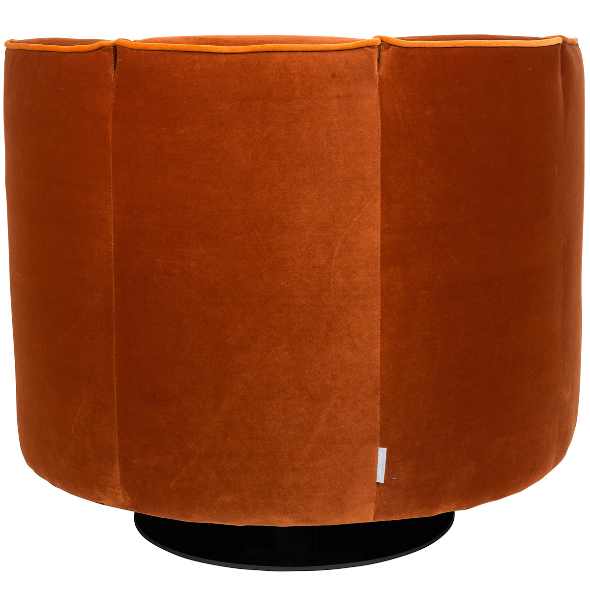 Flower Velvet Swivel Lounge Chair