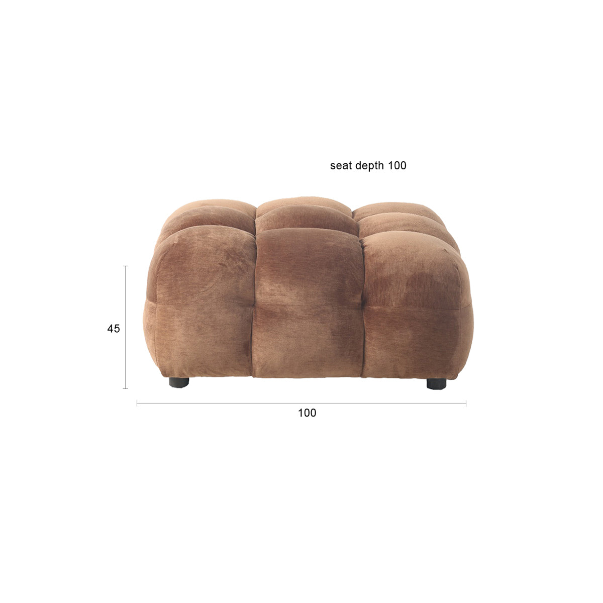 Hackman Velours Hocker