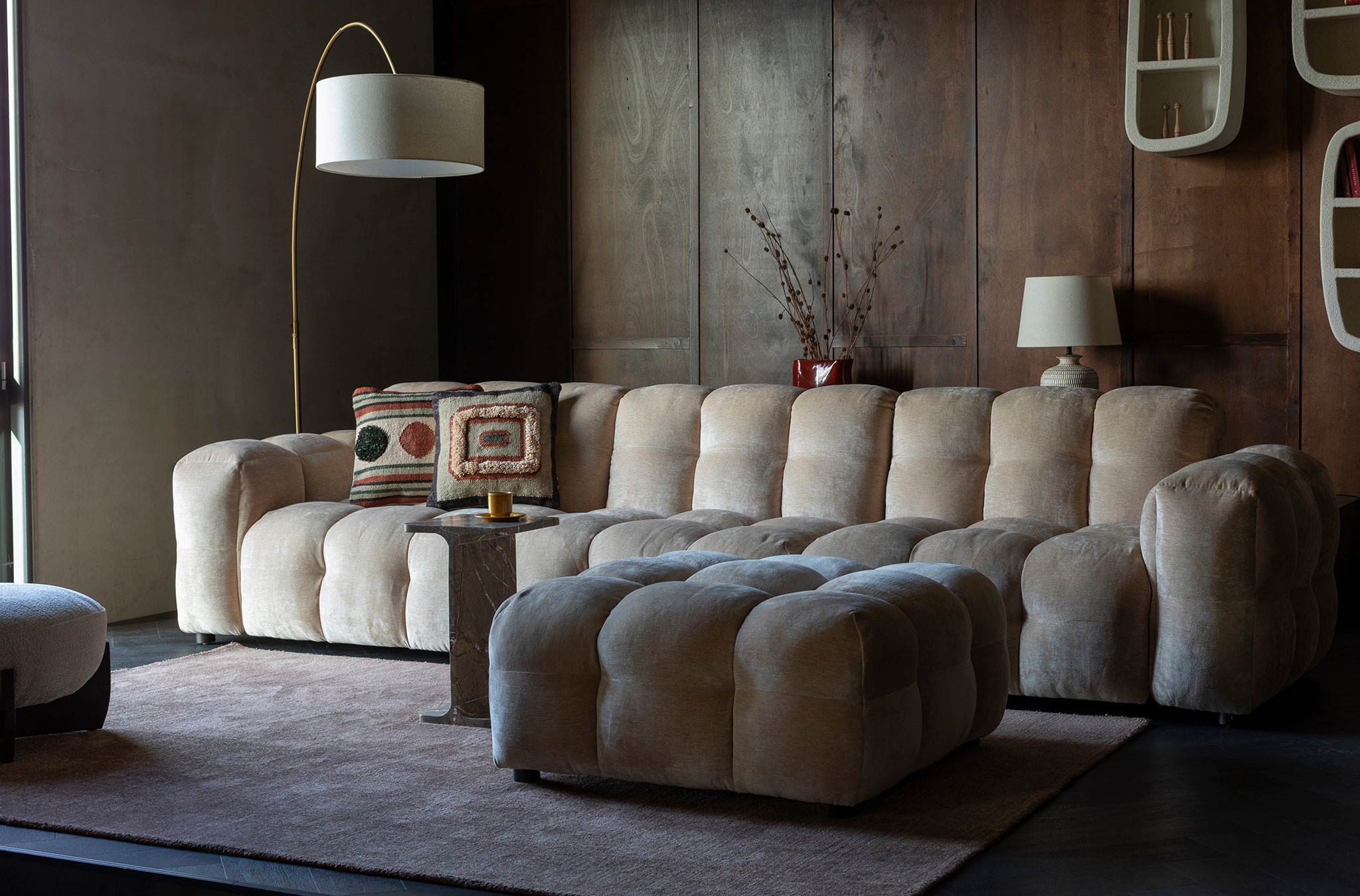 Hackman Velours Hocker