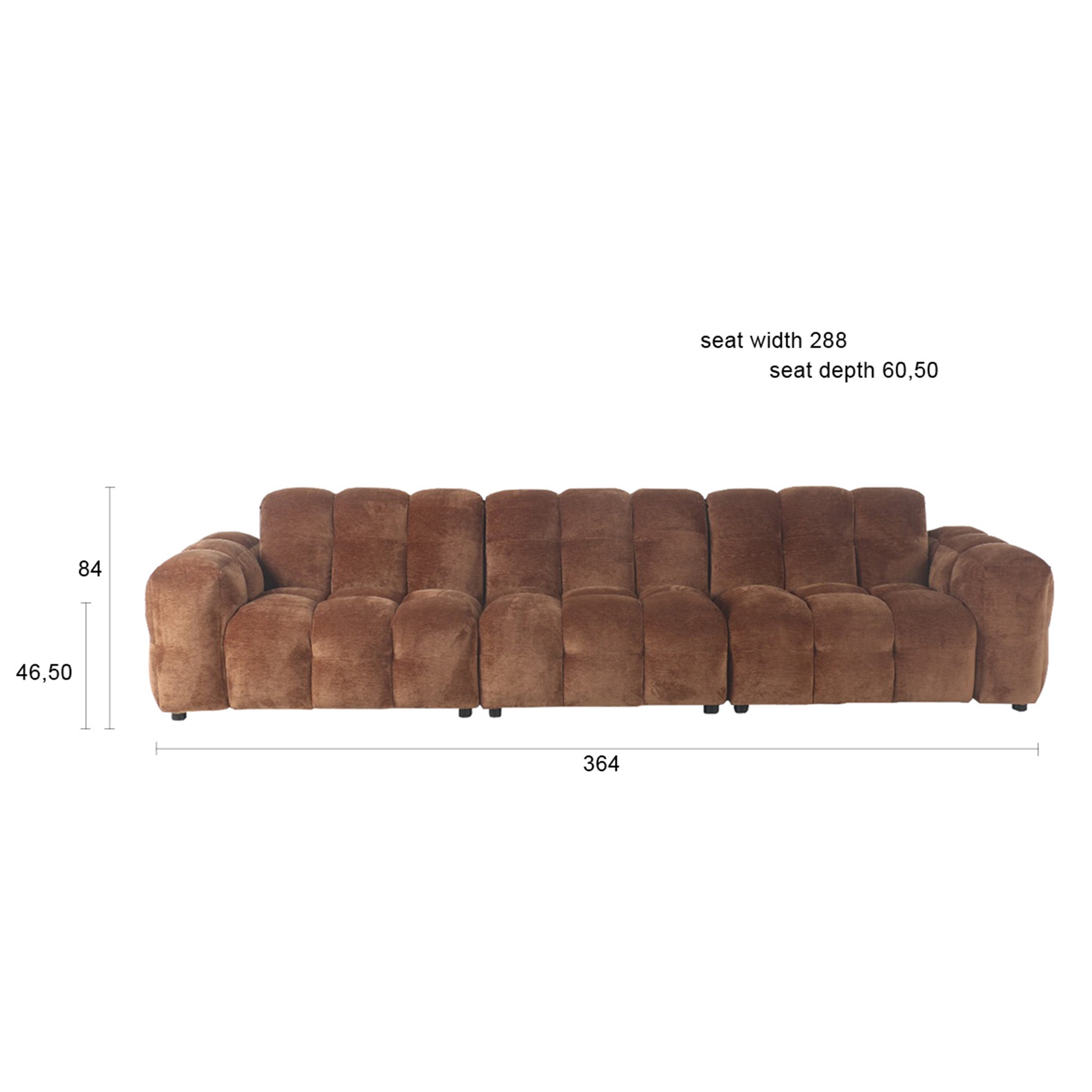 Hackman Velours Sofa