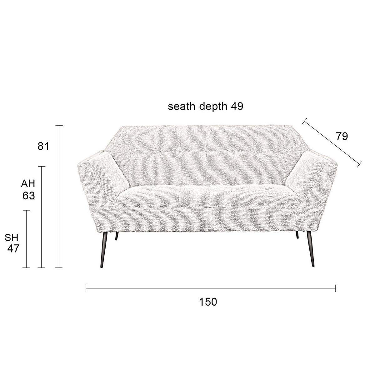 Kate Boucle Sofa