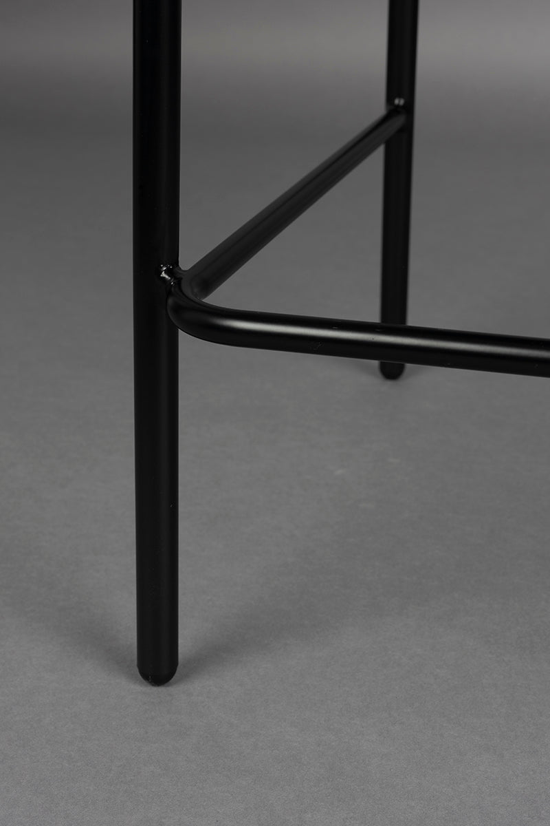 Rodin Black Boucle Counter Chair