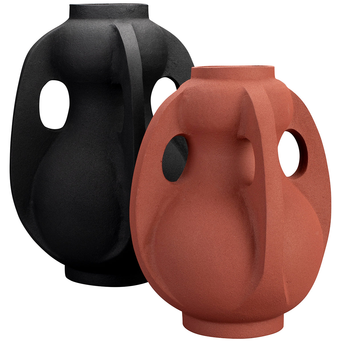 Thiago Black High Vase