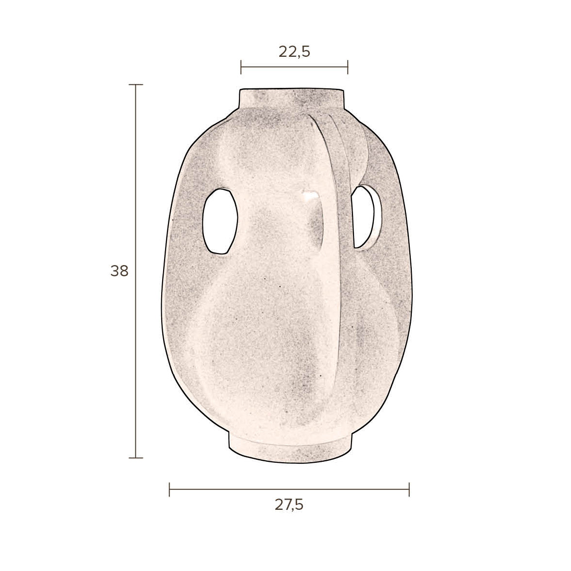 Thiago Black High Vase - WOO .Design