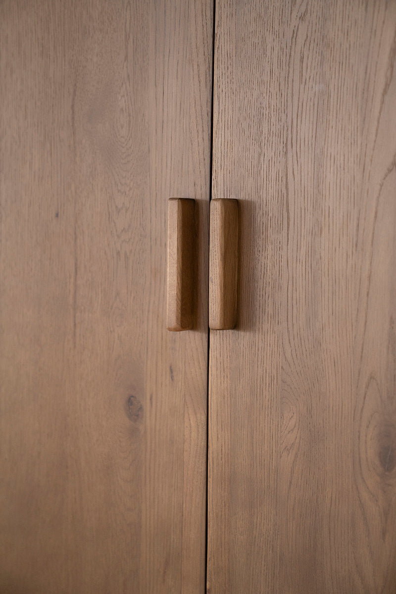 Josh Oak Wood Cabinet