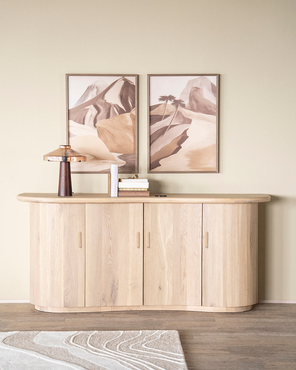 Josh Oak Wood Sideboard