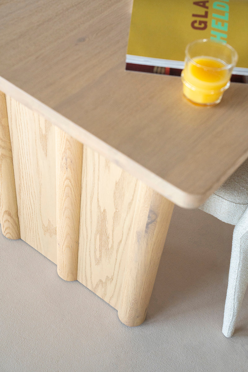 Jake Oak Wood Dining Table