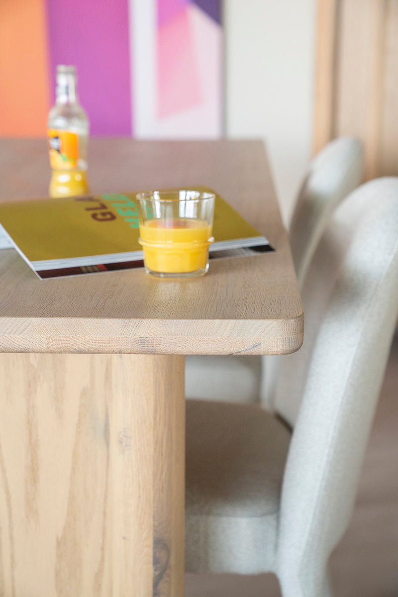 Jake Oak Wood Dining Table