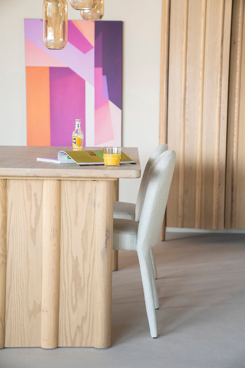 Jake Oak Wood Dining Table