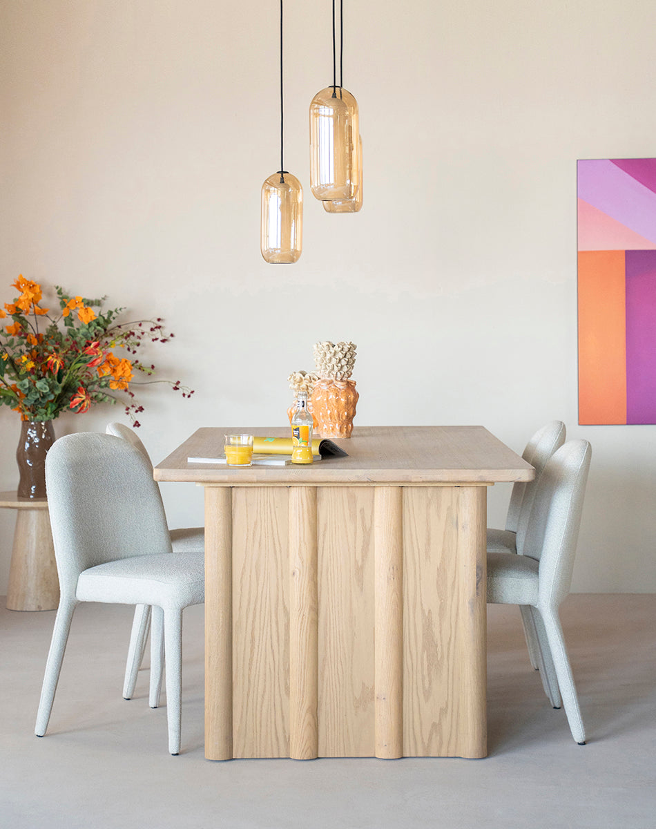 Jake Oak Wood Dining Table