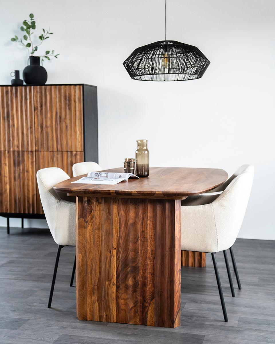 Alexander Sheesham Wood Dining Table - WOO .Design