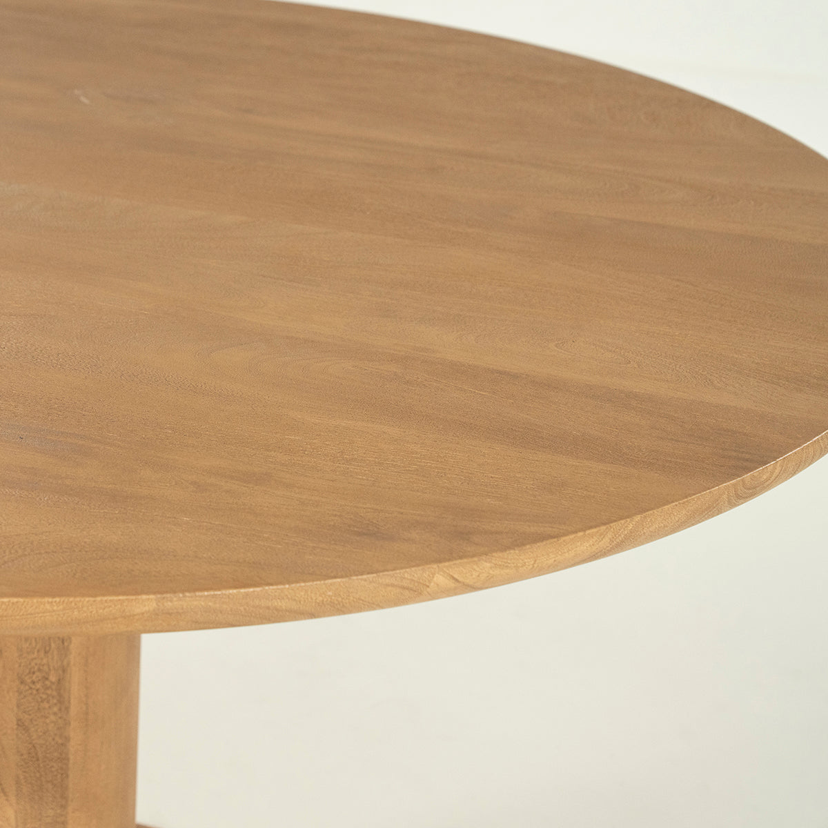 Coco Mango Wood Round Dining Table