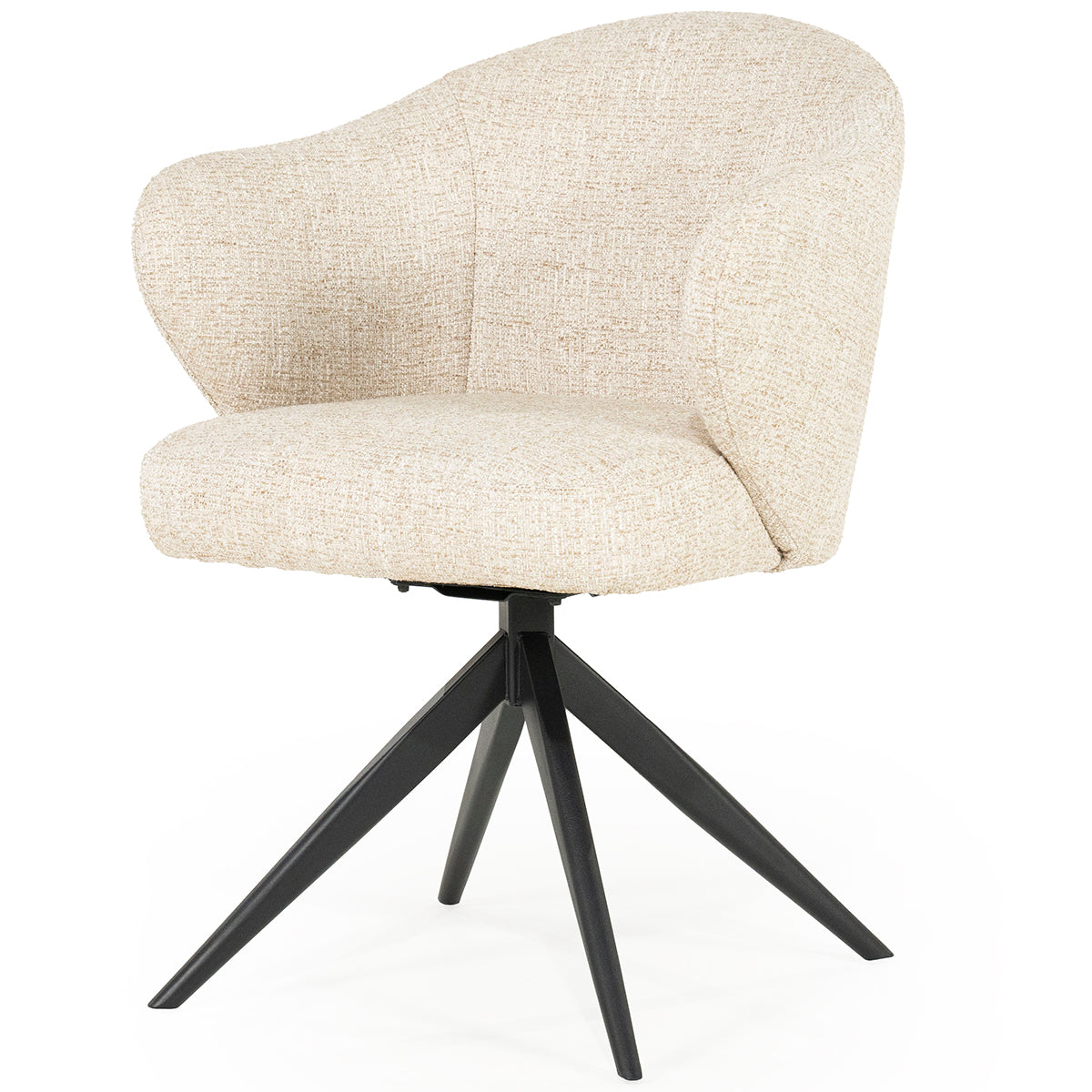 Connor Donna Swivel Chair with Metal Legs