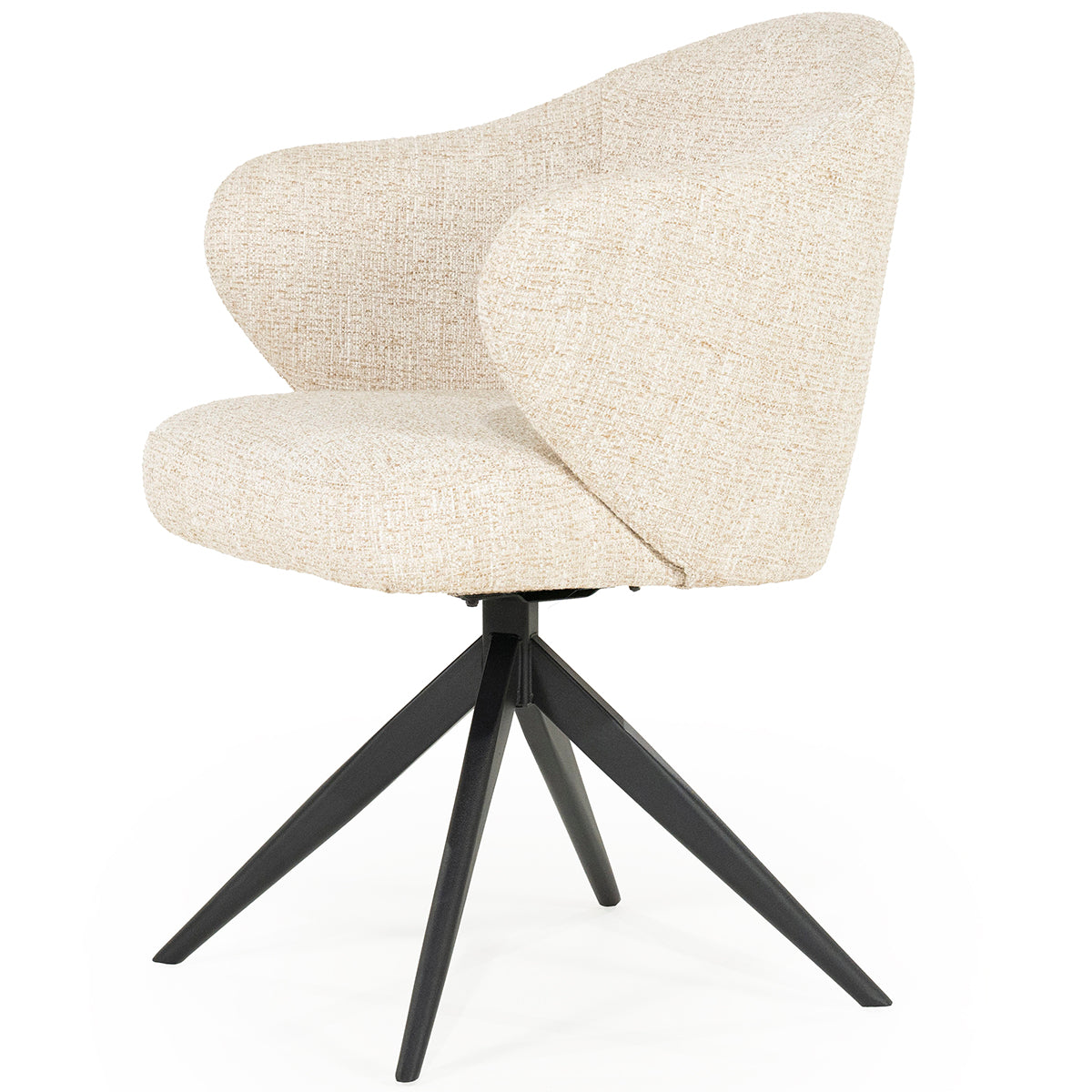 Connor Donna Swivel Chair with Metal Legs